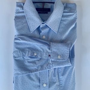 Tommy‎ Hilfiger Mens Regular Fit Dress shirt size 16-16 1/2, 34/35